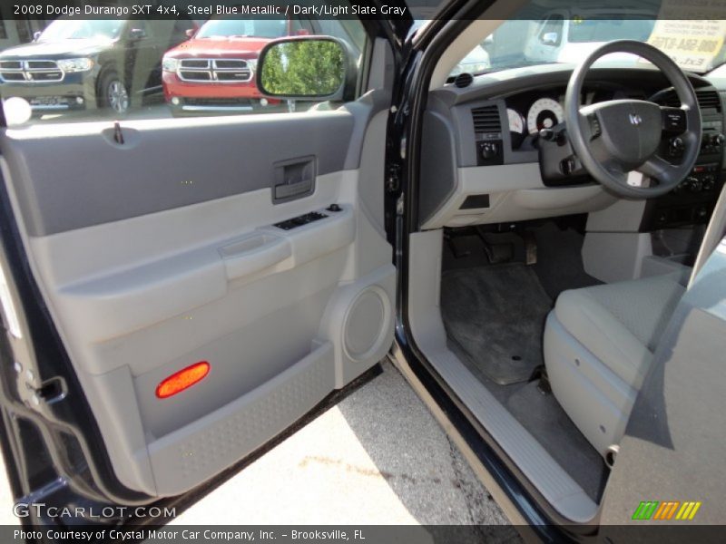 Steel Blue Metallic / Dark/Light Slate Gray 2008 Dodge Durango SXT 4x4