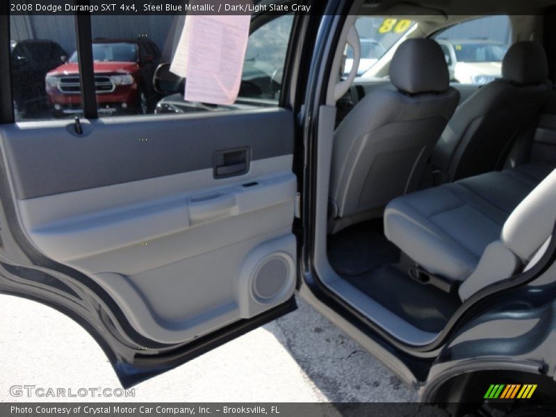 Steel Blue Metallic / Dark/Light Slate Gray 2008 Dodge Durango SXT 4x4