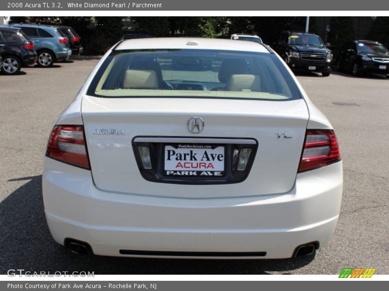 White Diamond Pearl / Parchment 2008 Acura TL 3.2