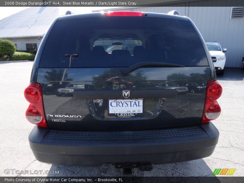 Steel Blue Metallic / Dark/Light Slate Gray 2008 Dodge Durango SXT 4x4