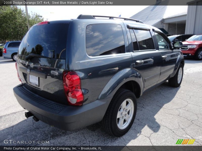 Steel Blue Metallic / Dark/Light Slate Gray 2008 Dodge Durango SXT 4x4