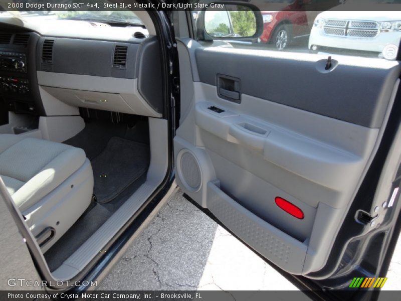 Steel Blue Metallic / Dark/Light Slate Gray 2008 Dodge Durango SXT 4x4