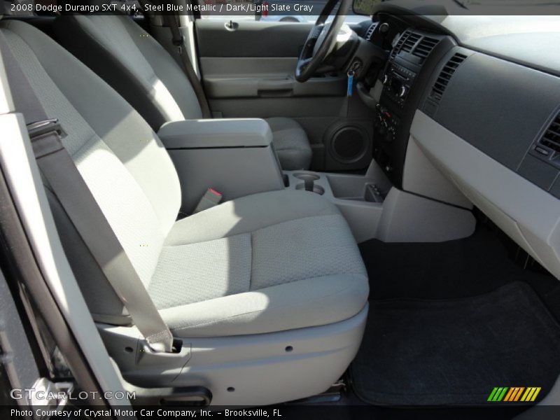 Steel Blue Metallic / Dark/Light Slate Gray 2008 Dodge Durango SXT 4x4