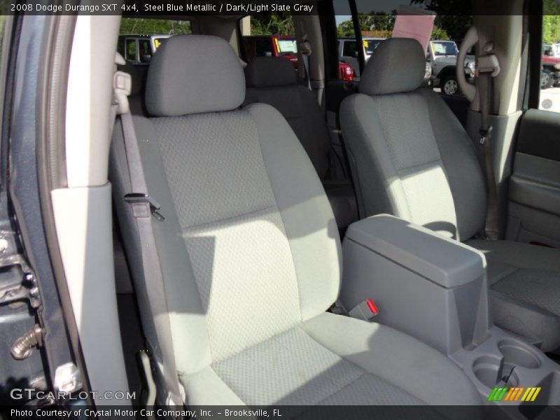 Steel Blue Metallic / Dark/Light Slate Gray 2008 Dodge Durango SXT 4x4