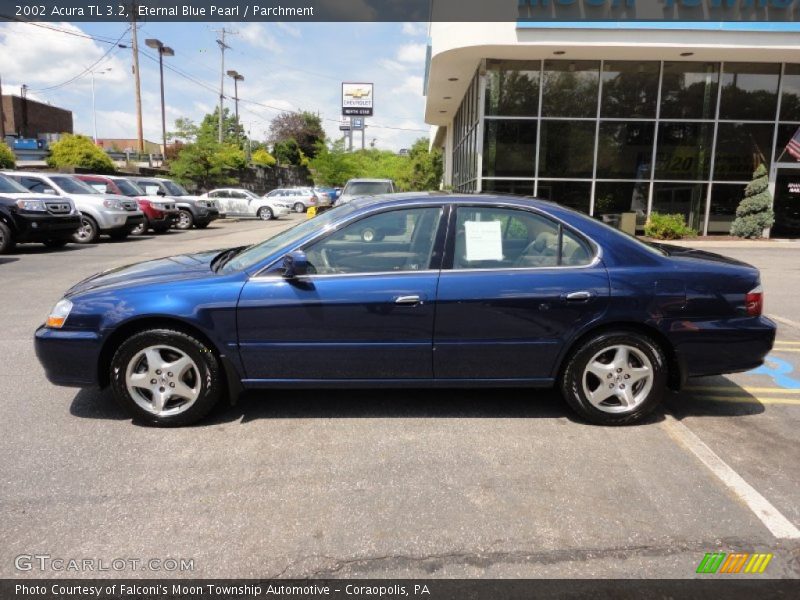 Eternal Blue Pearl / Parchment 2002 Acura TL 3.2