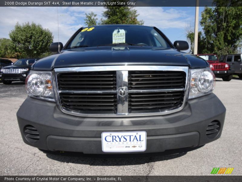 Steel Blue Metallic / Dark/Light Slate Gray 2008 Dodge Durango SXT 4x4