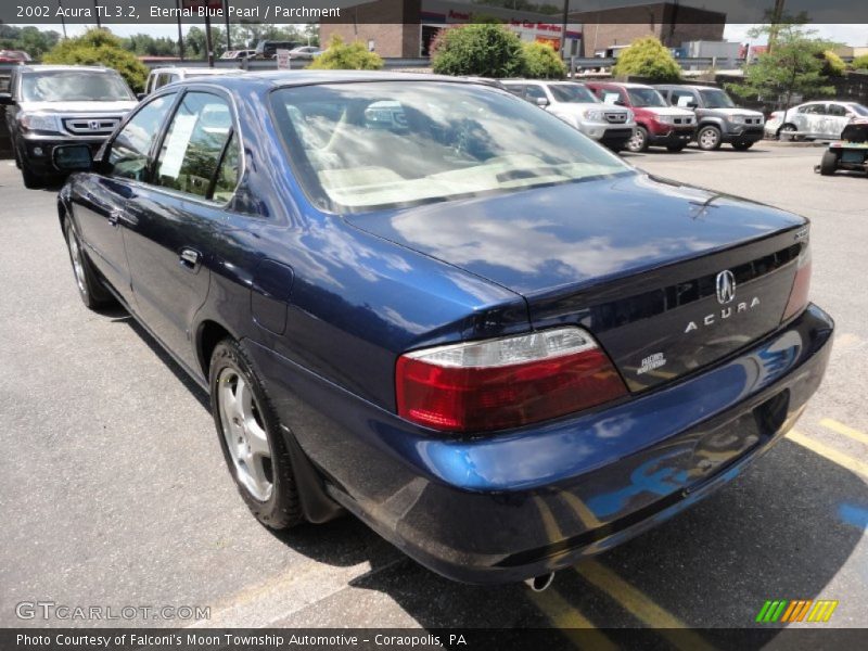 Eternal Blue Pearl / Parchment 2002 Acura TL 3.2