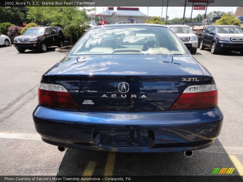 Eternal Blue Pearl / Parchment 2002 Acura TL 3.2