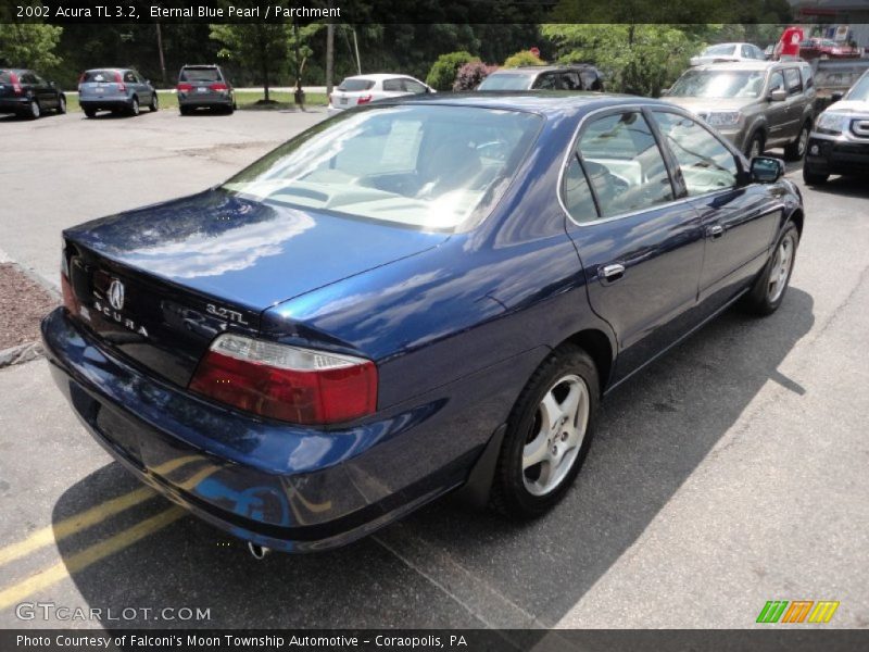 Eternal Blue Pearl / Parchment 2002 Acura TL 3.2