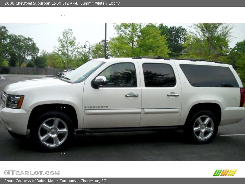 Summit White / Ebony 2008 Chevrolet Suburban 1500 LTZ 4x4