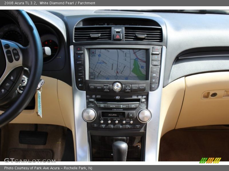 White Diamond Pearl / Parchment 2008 Acura TL 3.2
