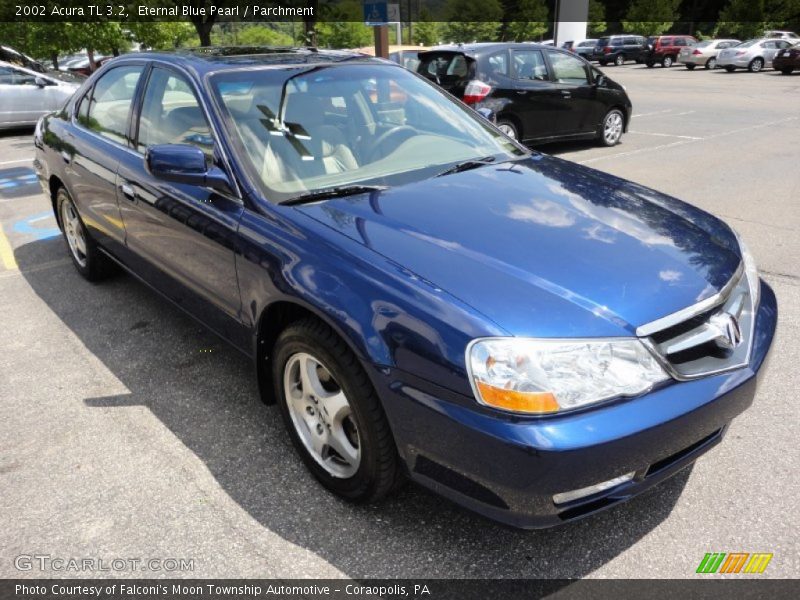 Eternal Blue Pearl / Parchment 2002 Acura TL 3.2