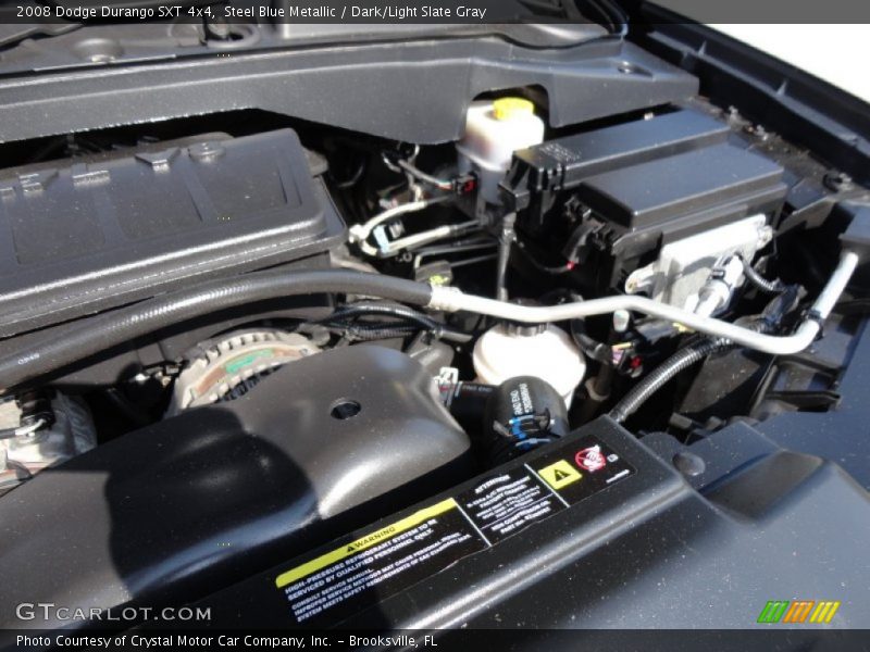 Steel Blue Metallic / Dark/Light Slate Gray 2008 Dodge Durango SXT 4x4