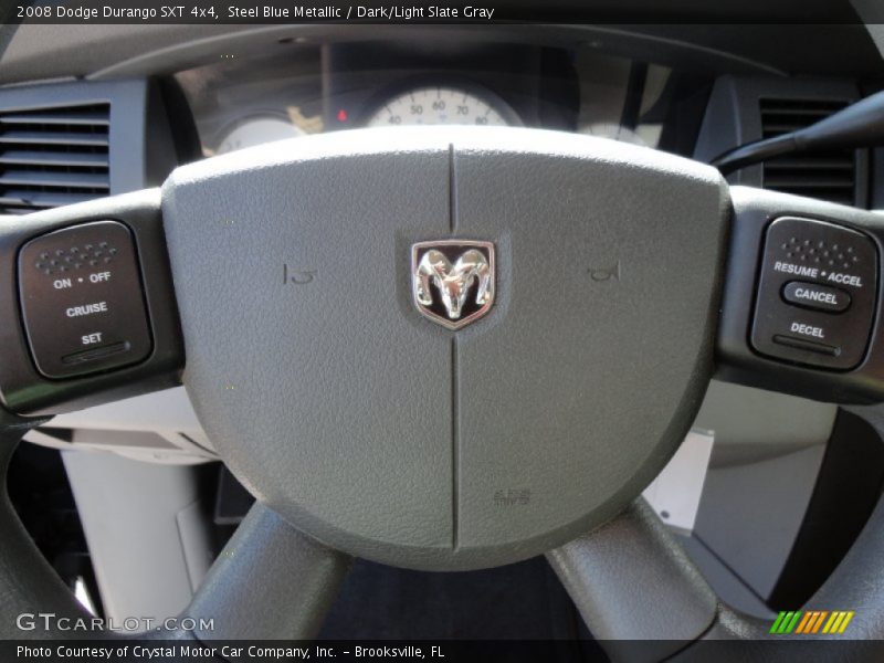 Steel Blue Metallic / Dark/Light Slate Gray 2008 Dodge Durango SXT 4x4