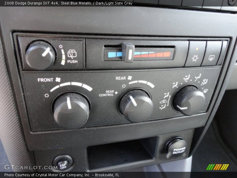 Controls of 2008 Durango SXT 4x4