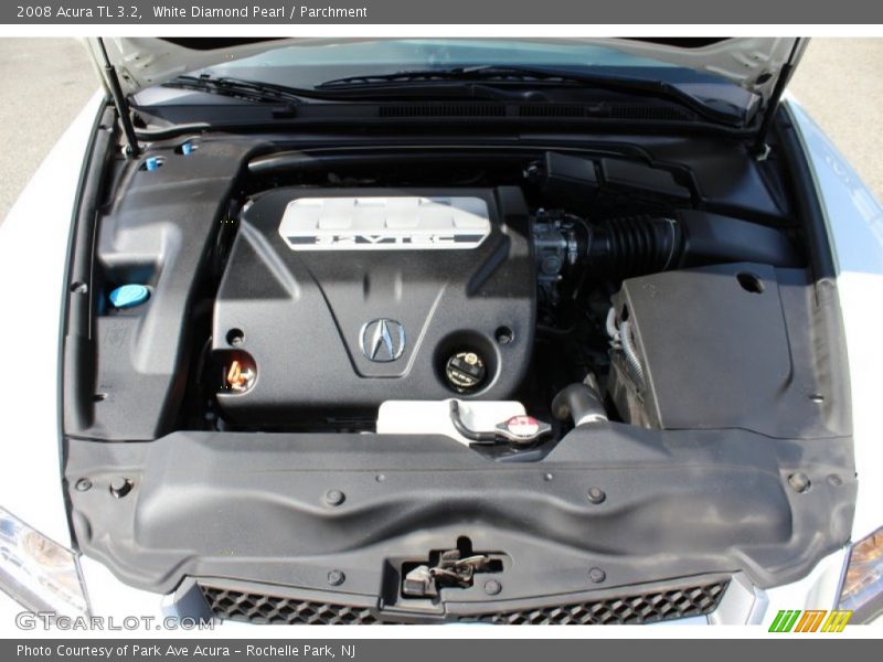 White Diamond Pearl / Parchment 2008 Acura TL 3.2