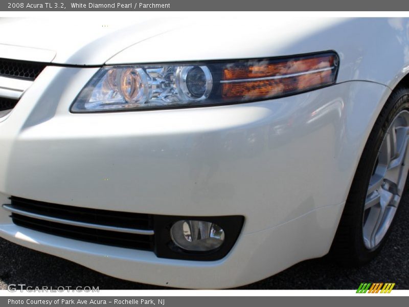 White Diamond Pearl / Parchment 2008 Acura TL 3.2