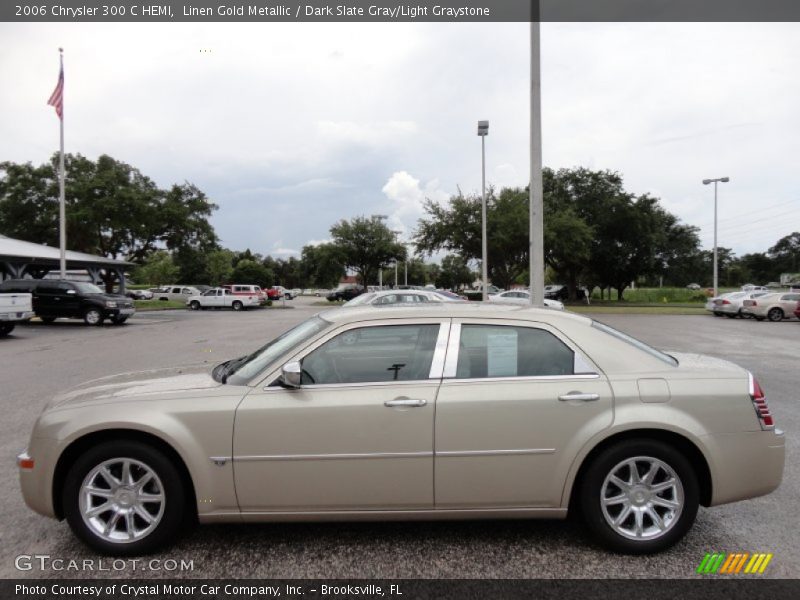 Linen Gold Metallic / Dark Slate Gray/Light Graystone 2006 Chrysler 300 C HEMI