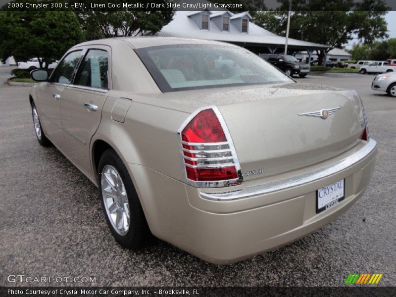 Linen Gold Metallic / Dark Slate Gray/Light Graystone 2006 Chrysler 300 C HEMI