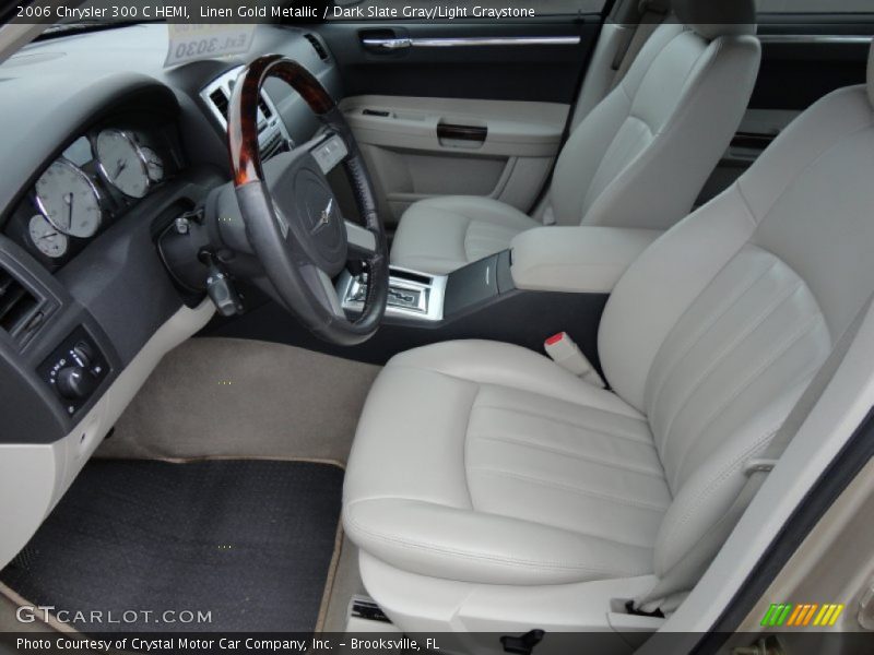 Linen Gold Metallic / Dark Slate Gray/Light Graystone 2006 Chrysler 300 C HEMI