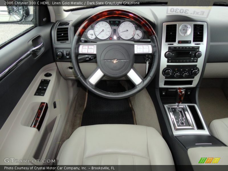 Linen Gold Metallic / Dark Slate Gray/Light Graystone 2006 Chrysler 300 C HEMI