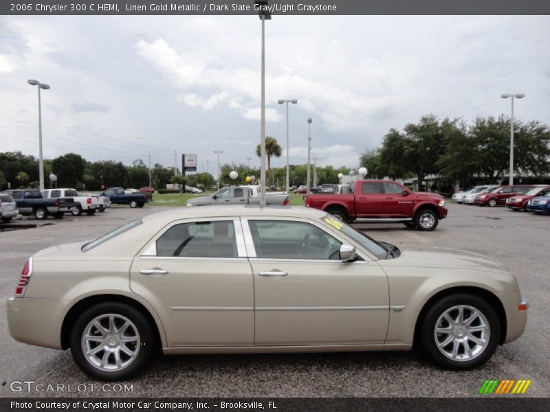 Linen Gold Metallic / Dark Slate Gray/Light Graystone 2006 Chrysler 300 C HEMI