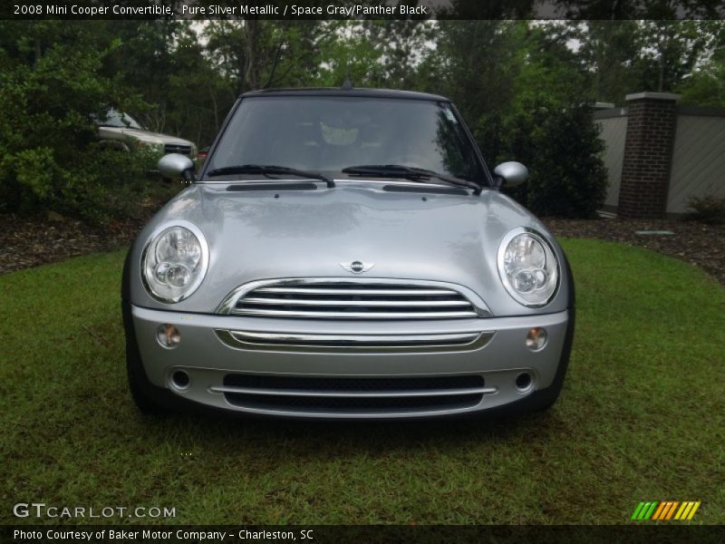 Pure Silver Metallic / Space Gray/Panther Black 2008 Mini Cooper Convertible