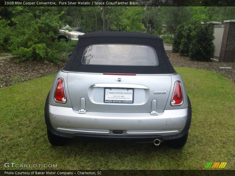 Pure Silver Metallic / Space Gray/Panther Black 2008 Mini Cooper Convertible
