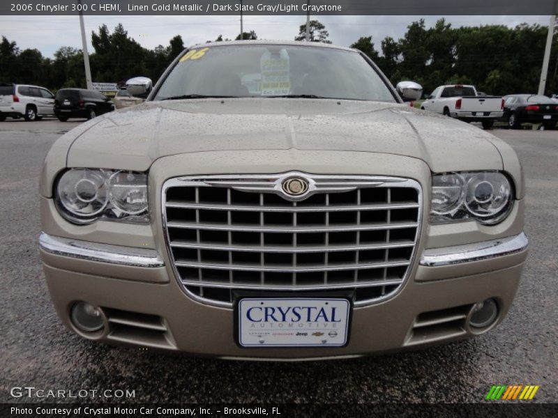 Linen Gold Metallic / Dark Slate Gray/Light Graystone 2006 Chrysler 300 C HEMI