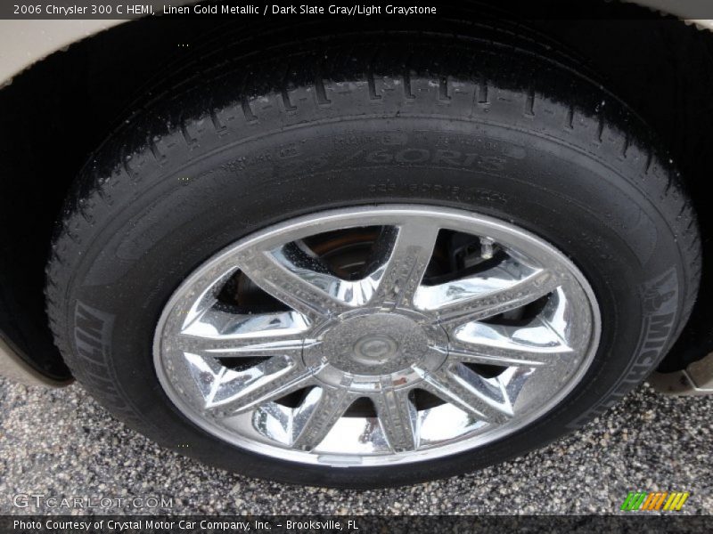 Linen Gold Metallic / Dark Slate Gray/Light Graystone 2006 Chrysler 300 C HEMI
