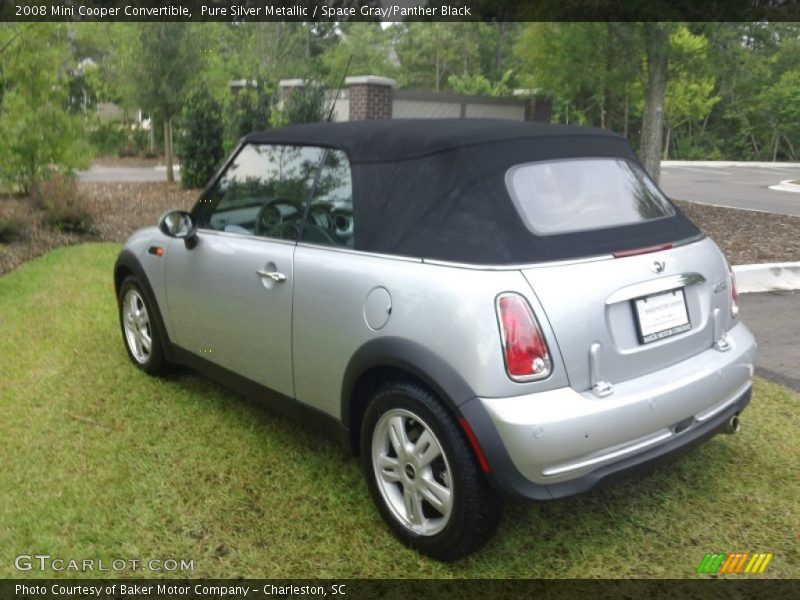 Pure Silver Metallic / Space Gray/Panther Black 2008 Mini Cooper Convertible