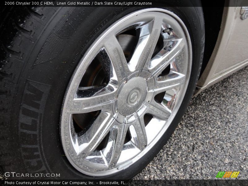 Linen Gold Metallic / Dark Slate Gray/Light Graystone 2006 Chrysler 300 C HEMI