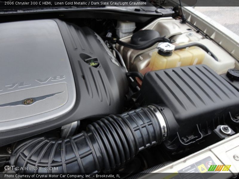 Linen Gold Metallic / Dark Slate Gray/Light Graystone 2006 Chrysler 300 C HEMI