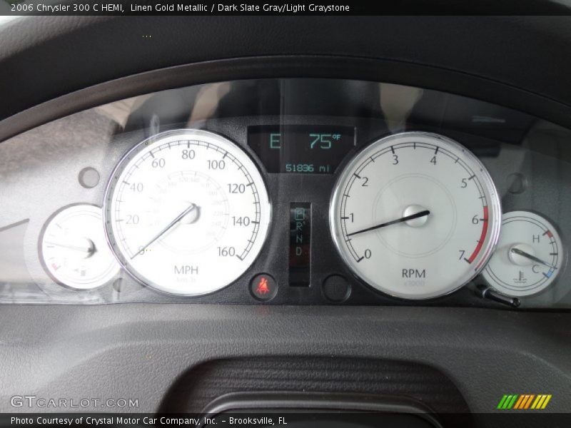 Linen Gold Metallic / Dark Slate Gray/Light Graystone 2006 Chrysler 300 C HEMI