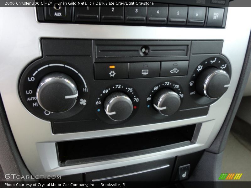Linen Gold Metallic / Dark Slate Gray/Light Graystone 2006 Chrysler 300 C HEMI