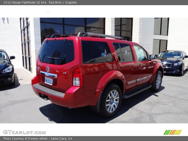 Red Brick / Graphite 2010 Nissan Pathfinder LE 4x4