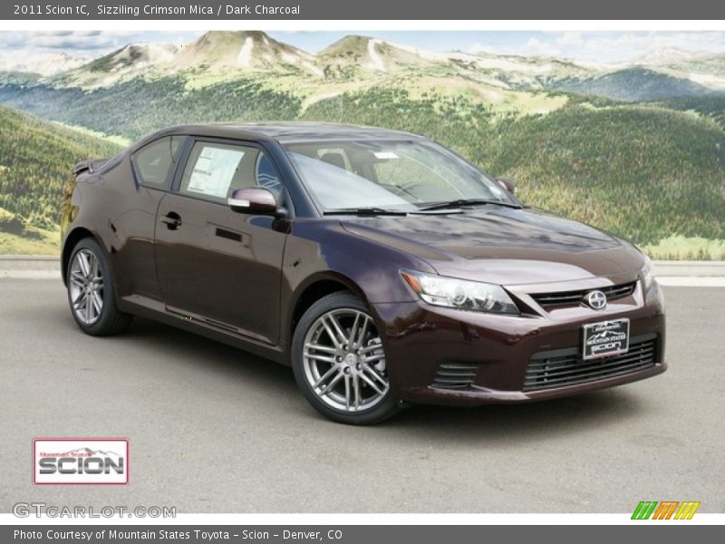 Sizziling Crimson Mica / Dark Charcoal 2011 Scion tC