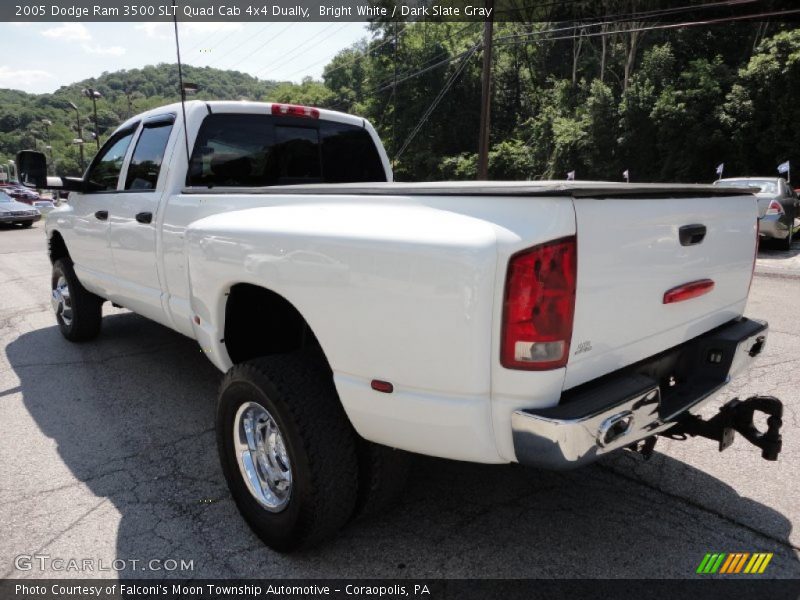 Bright White / Dark Slate Gray 2005 Dodge Ram 3500 SLT Quad Cab 4x4 Dually