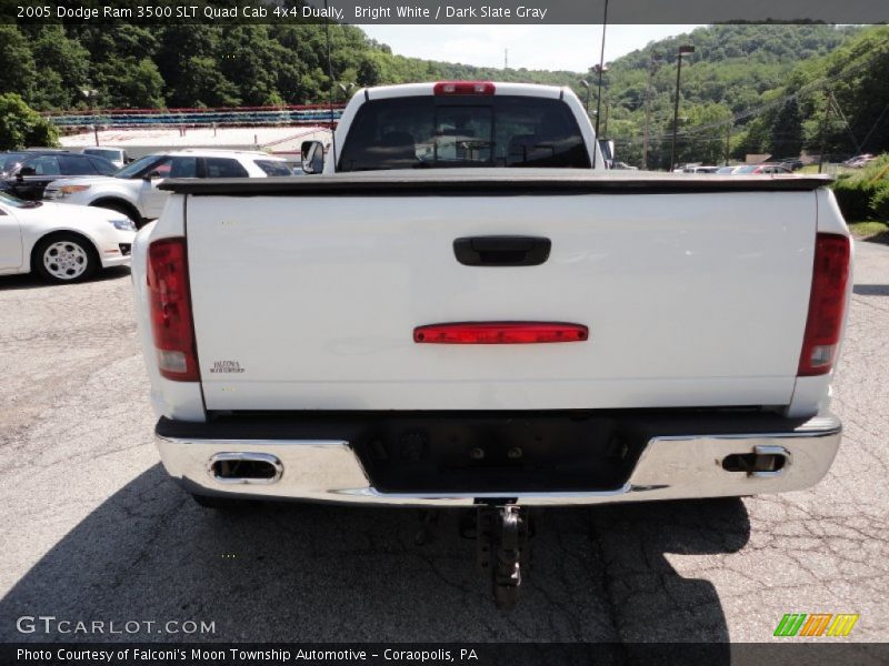 Bright White / Dark Slate Gray 2005 Dodge Ram 3500 SLT Quad Cab 4x4 Dually