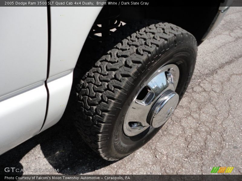 Bright White / Dark Slate Gray 2005 Dodge Ram 3500 SLT Quad Cab 4x4 Dually