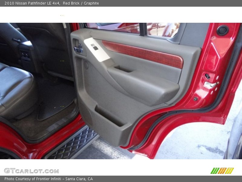 Red Brick / Graphite 2010 Nissan Pathfinder LE 4x4