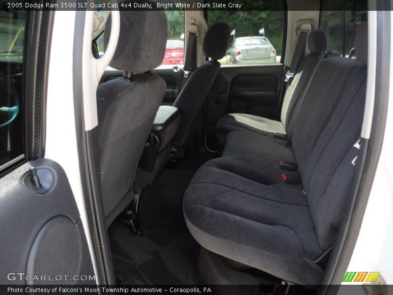 Bright White / Dark Slate Gray 2005 Dodge Ram 3500 SLT Quad Cab 4x4 Dually