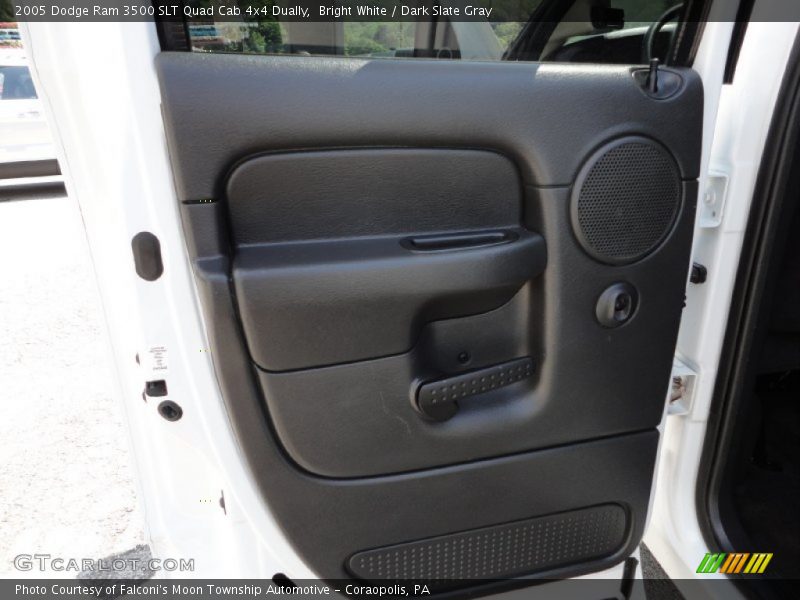 Bright White / Dark Slate Gray 2005 Dodge Ram 3500 SLT Quad Cab 4x4 Dually
