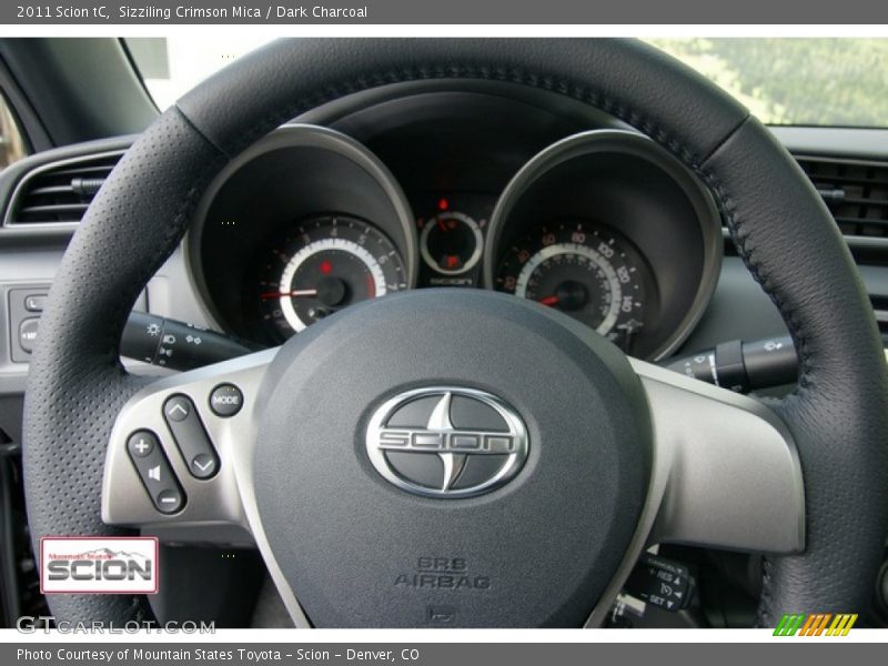 Sizziling Crimson Mica / Dark Charcoal 2011 Scion tC