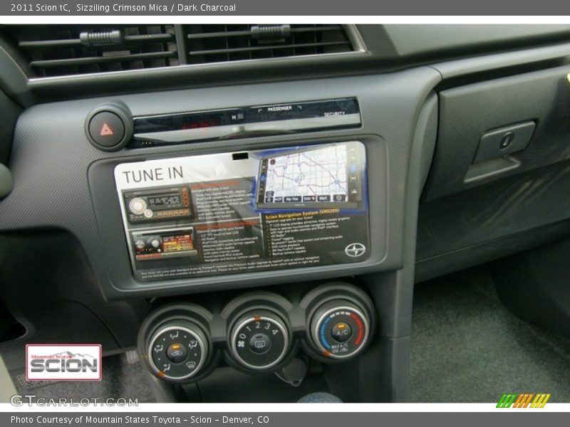 Sizziling Crimson Mica / Dark Charcoal 2011 Scion tC