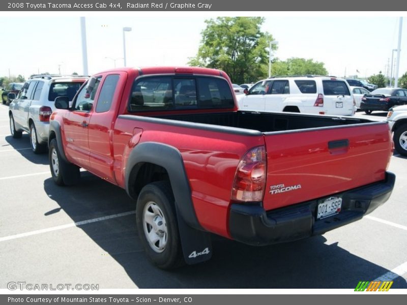 Radiant Red / Graphite Gray 2008 Toyota Tacoma Access Cab 4x4