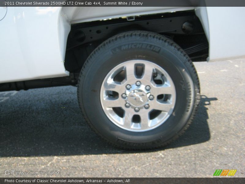 Summit White / Ebony 2011 Chevrolet Silverado 2500HD LTZ Crew Cab 4x4