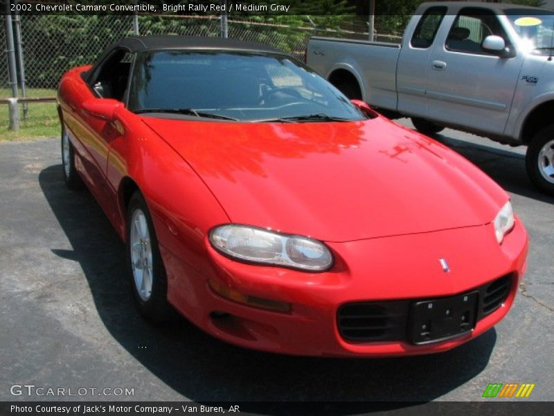  2002 Camaro Convertible Bright Rally Red