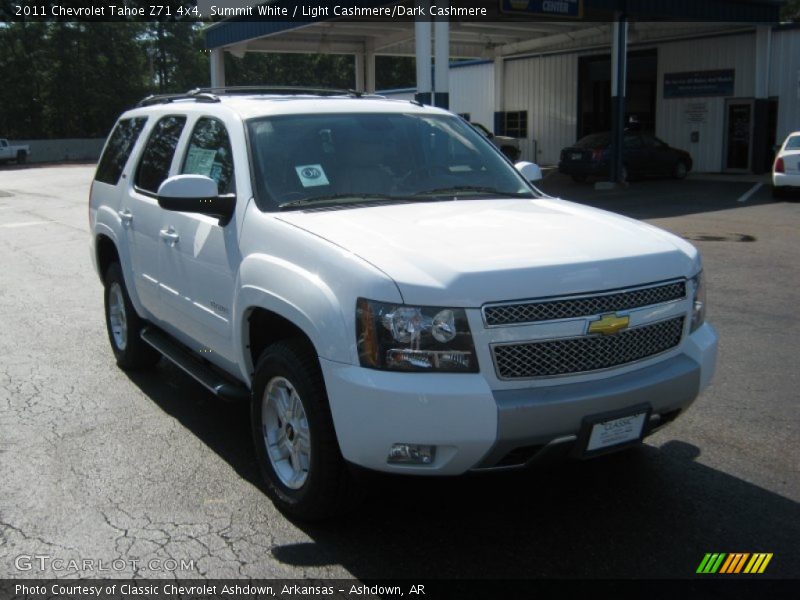 Summit White / Light Cashmere/Dark Cashmere 2011 Chevrolet Tahoe Z71 4x4