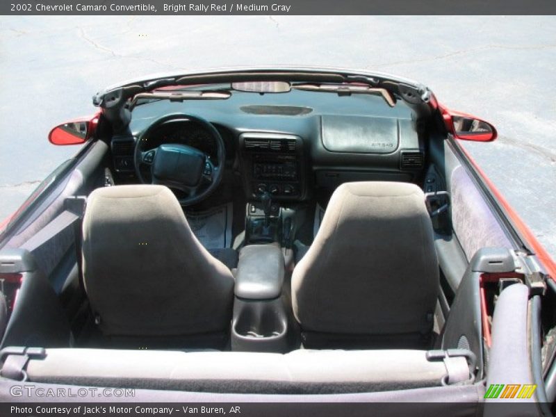 Bright Rally Red / Medium Gray 2002 Chevrolet Camaro Convertible